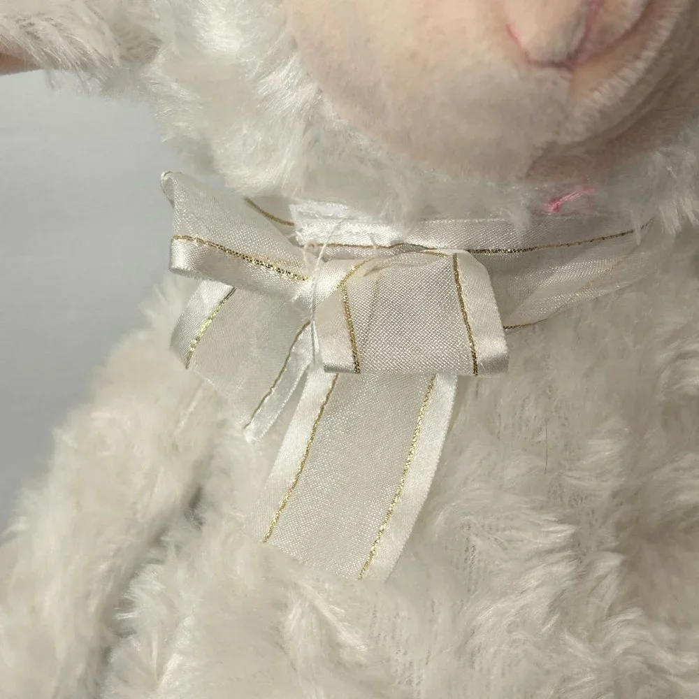Jesus Loves‎ Me Lamb Plush Soft White Musical Children Stuffed Animal Toy 10